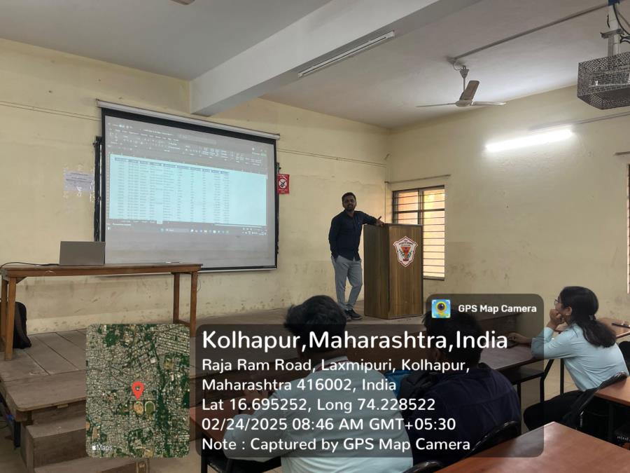 Lecture on Basics of Microsoft Excel by Mr. P